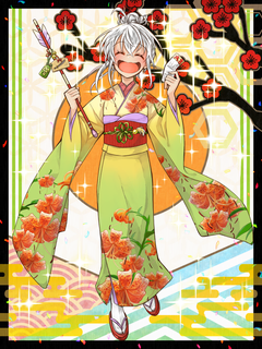 アルパカ謹賀新年キャラクターイラスト（フル）2021