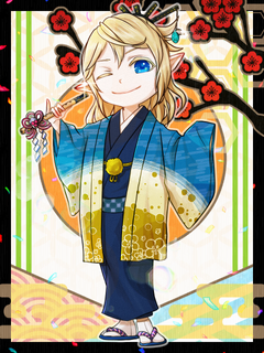 アルパカ謹賀新年キャラクターイラスト（ミニ）2021