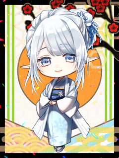 アルパカ謹賀新年キャラクターイラスト（ミニ）2021