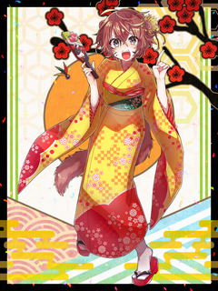 アルパカ謹賀新年キャラクターイラスト（フル）2021