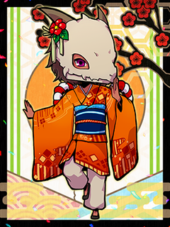 アルパカ謹賀新年キャラクターイラスト（ミニ）2021