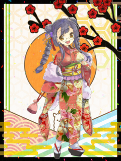 アルパカ謹賀新年キャラクターイラスト（フル）2021