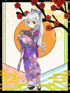 アルパカ謹賀新年キャラクターイラスト（フル）2021