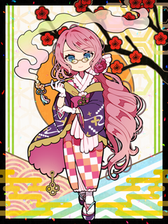 アルパカ謹賀新年キャラクターイラスト（フル）2021