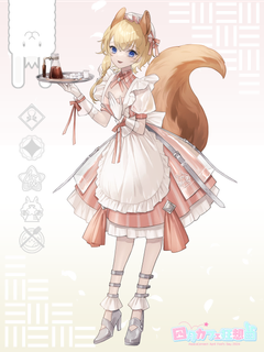 四月カフェ狂想曲 キャラクターイラスト（フル）