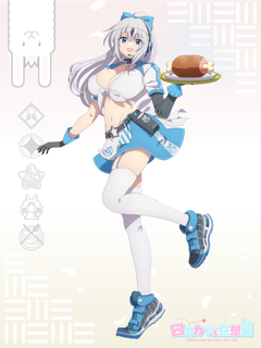 四月カフェ狂想曲 キャラクターイラスト（フル）