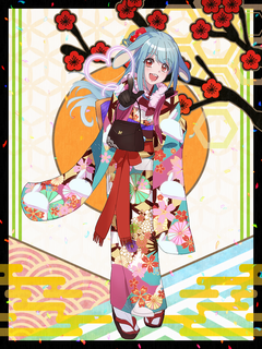アルパカ謹賀新年キャラクターイラスト（フル）2021