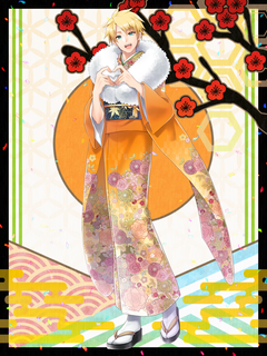 アルパカ謹賀新年キャラクターイラスト（フル）2021