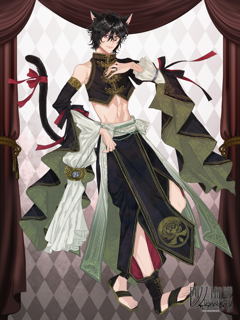 四ノ月血戦 キャラクターイラスト（フル）