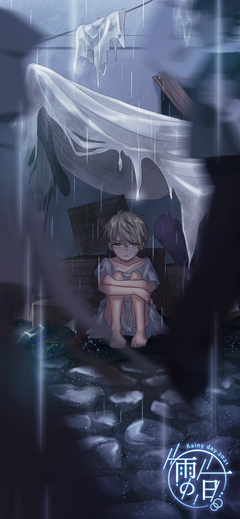 雨の一日。パネルピンナップ