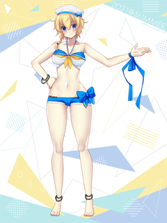 キャラクター水着イラスト（フル）2021