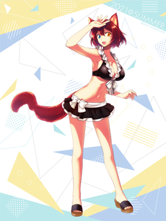 キャラクター水着イラスト（フル）2021
