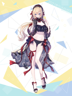キャラクター水着イラスト（フル）2021