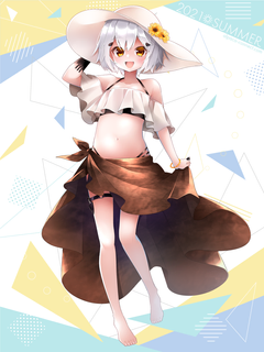 キャラクター水着イラスト（フル）2021