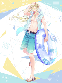 キャラクター水着イラスト（フル）2021