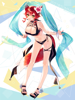 キャラクター水着イラスト（フル）2021