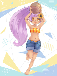 キャラクター水着イラスト（フル）2021