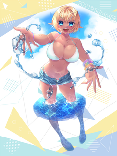 キャラクター水着イラスト（フル）2021