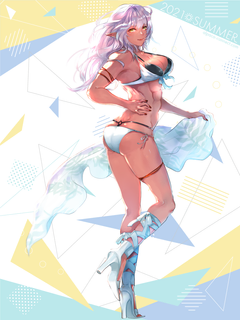 キャラクター水着イラスト（フル）2021