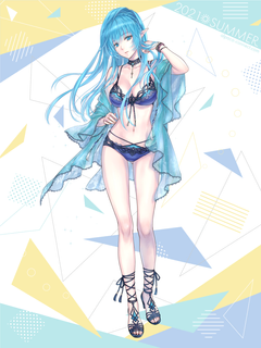 キャラクター水着イラスト（フル）2021