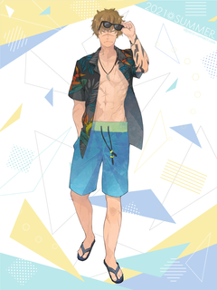 キャラクター水着イラスト（フル）2021