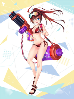 キャラクター水着イラスト（フル）2021