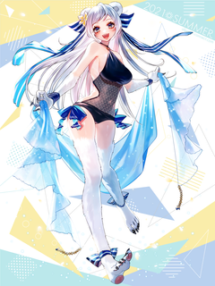 キャラクター水着イラスト（フル）2021