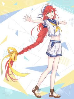 キャラクター水着イラスト（フル）2021
