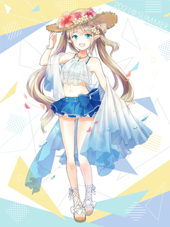 キャラクター水着イラスト（フル）2021