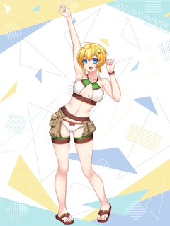 キャラクター水着イラスト（フル）2021