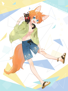 キャラクター水着イラスト（フル）2021