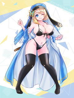 キャラクター水着イラスト（フル）2021