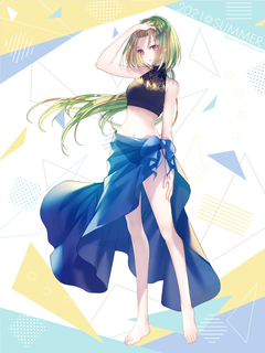 キャラクター水着イラスト（フル）2021