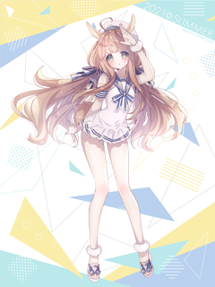 キャラクター水着イラスト（フル）2021