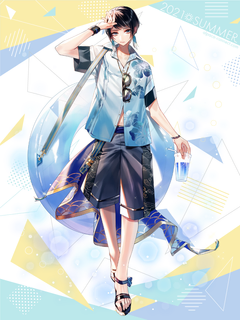 キャラクター水着イラスト（フル）2021