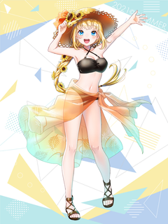 キャラクター水着イラスト（フル）2021