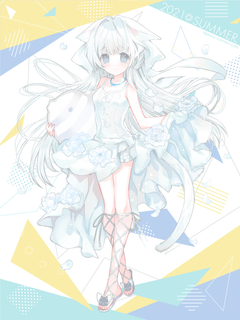 キャラクター水着イラスト（フル）2021