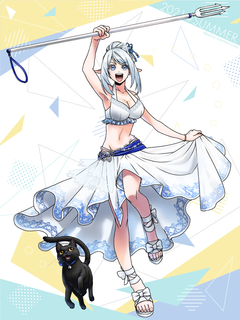 キャラクター水着イラスト（フル）2021