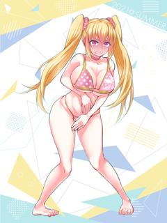 キャラクター水着イラスト（フル）2021