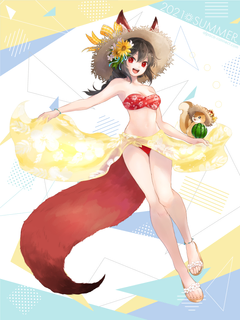 キャラクター水着イラスト（フル）2021