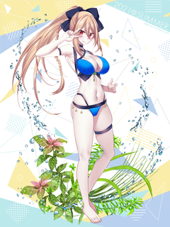 キャラクター水着イラスト（フル）2021