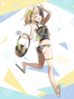 キャラクター水着イラスト（フル）2021