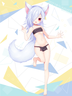 キャラクター水着イラスト（フル）2021