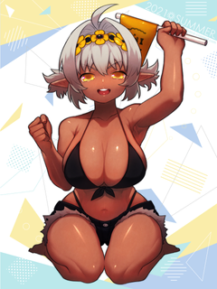 キャラクター水着イラスト（フル）2021