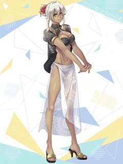 キャラクター水着イラスト（フル）2021