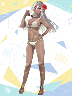 キャラクター水着イラスト（フル）2021
