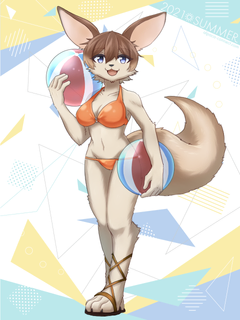 キャラクター水着イラスト（フル）2021