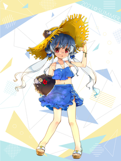 キャラクター水着イラスト（フル）2021