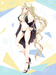 キャラクター水着イラスト（フル）2021