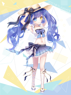 キャラクター水着イラスト（フル）2021